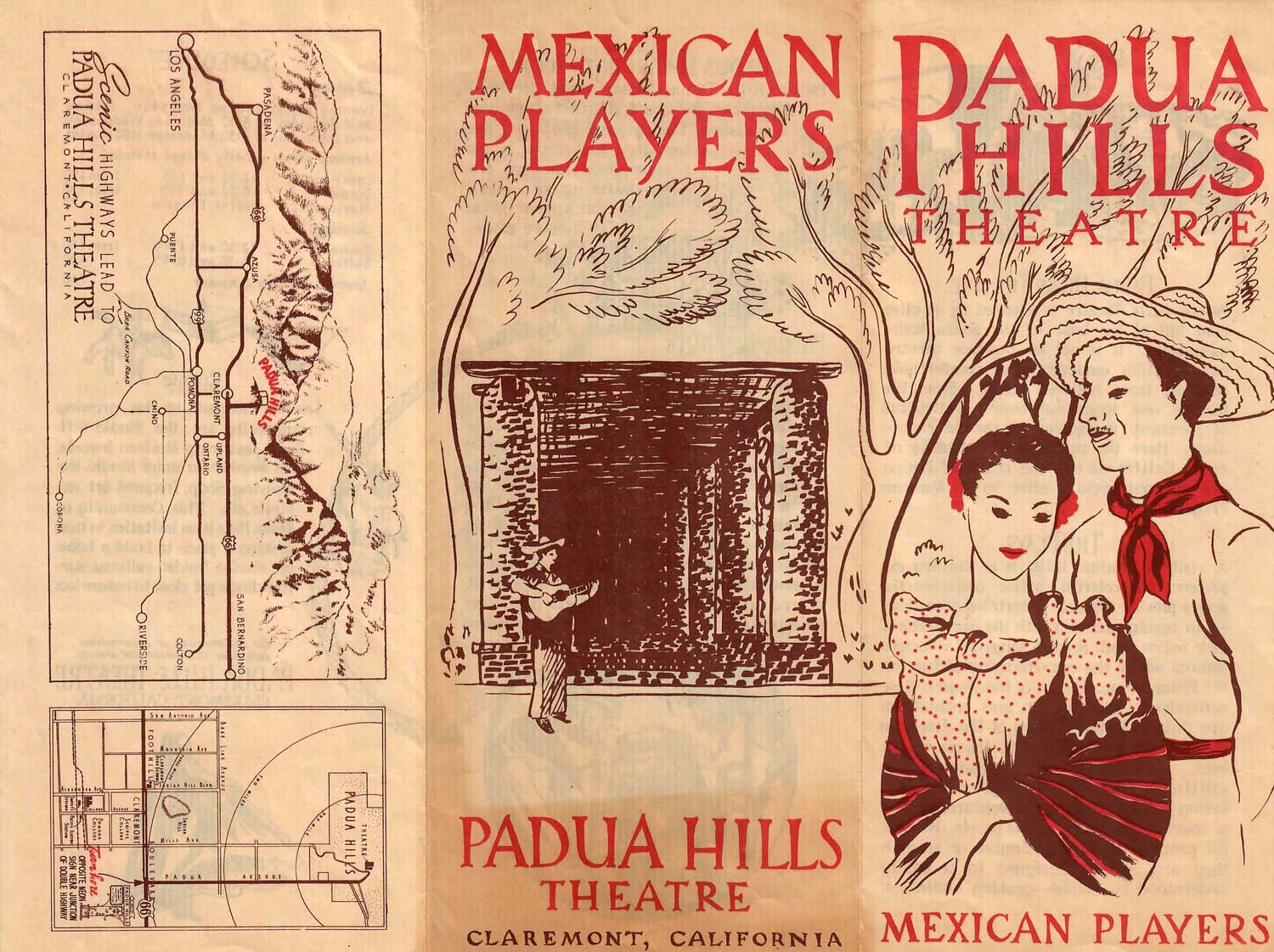 Flyer of Padua Hills Theatre