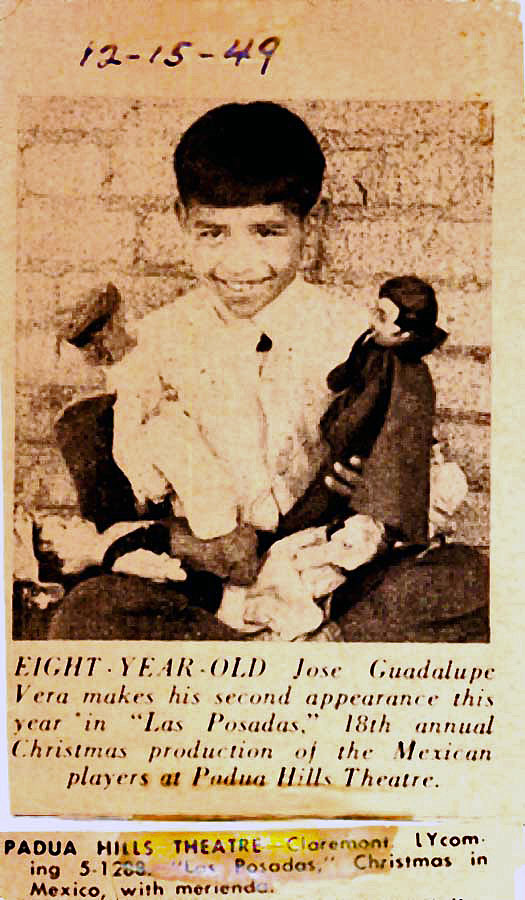 José (Joe)
                    Guadalupe Vera. December 15, 1949