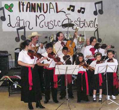 Sherman Heights Mariachi Violin class